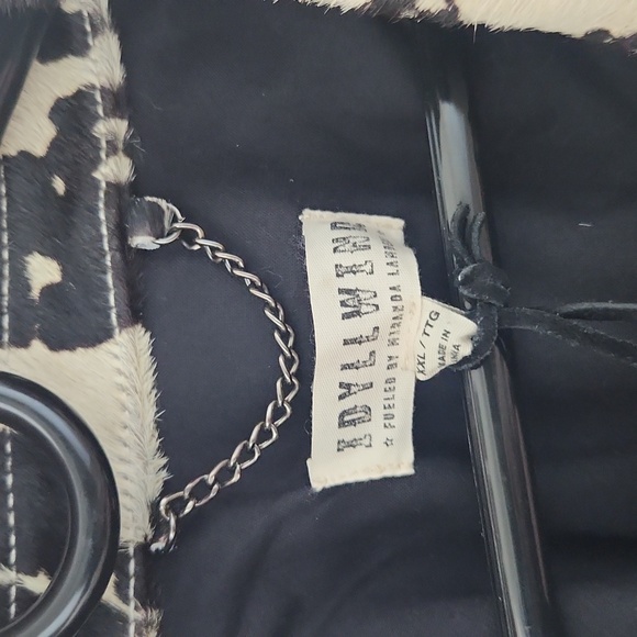 Idyllwind Hair-On Cow Hide Fringe Shacket Jacket - Picture 4 of 12